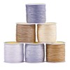 Pandahall Elite 6 Rolls 100 Yard/Roll 0.8 mm Nylon Beading
