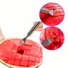 KDHCitch 2Pcs Watermelon Cutter Slicer Tool, Stainless Steel Fruit Cutter,