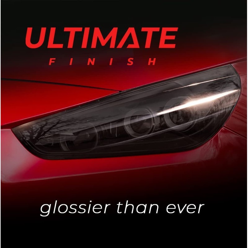 VViViD+ Ultimate Headlight Taillight Tint Vinyl Wrap (Dark Smoke, 12"