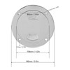 4 Inch Hatch 316 Stainless Steel Round Non Slip Inspection