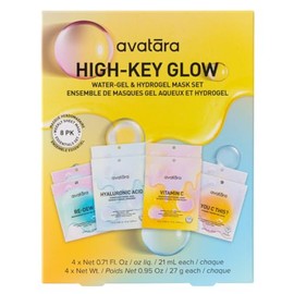 Avatara Pack de 8 Mascarillas de Tejido High-key Glow con Gel