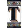 Exterior House Numbers - Door Plate - Enameled Ceramic -