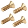 50Pcs Flat Hex Socket Screw Copper Countersunk Head Fastener Hardware