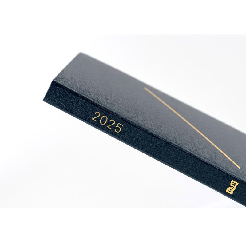 Hobonichi Techo 2025 HON [English/A6 Size/January Start/Planner] (Navy)