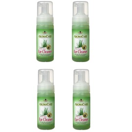 PUREPET Dog and Puppy Health Grooming Fresh Foaming Gentle Ear Care Cleaner Aloe Vera Coconut (4 Bottles)