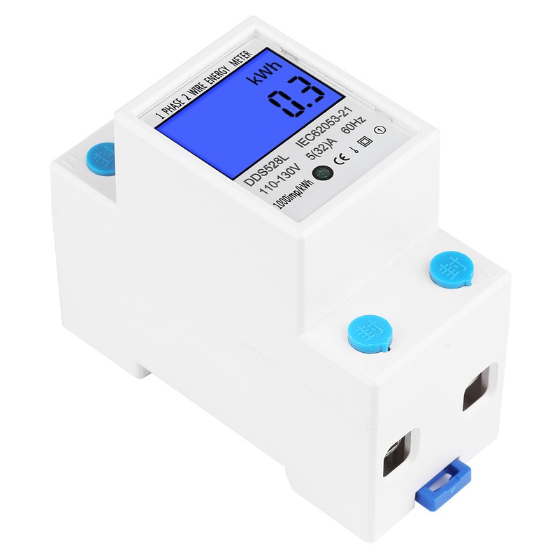 5‑32A 110‑130V 60Hz LCD Backlight Single Phase Energy KWh Meter