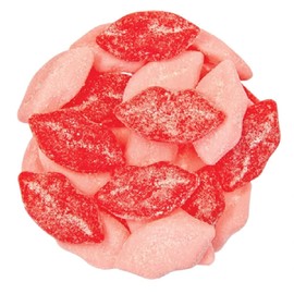 Bayside Candy Sour Lips Candy - Sour Gummy Lips (1LB)