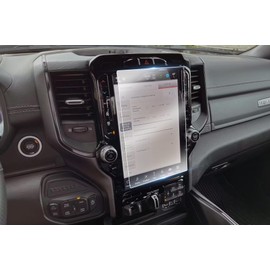 Flyingchan Screen Protector Compatible with Dodge Ram 1500 2500 3500 (2019-2024),TRX Rebel Laramie Limited Uconnect 12 Inch Touchscreen, clear