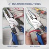 KAIHAOWIN 8.7 inches (220 mm) Pliers, Strong Pliers, Power Pliers,