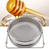 Big Stainless Steel Double Layer Honey Sieve Strainer Filter Set