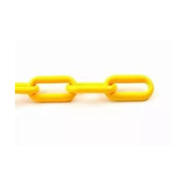 unicatch Plastic Decorative Chain 8MM 2" 50' PER BAG YELLOW