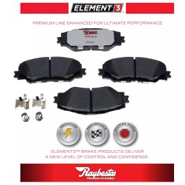 Raybestos For 2012-2017 Toyota  Prius V Brake Pads Front Replacement Raybestos Element3