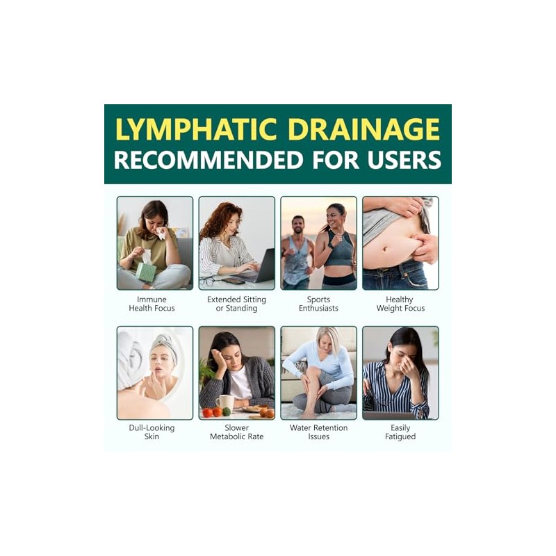Lymphatic Drainage Supplement 120PCS, 21 in 1 Lymphatic Drainage Capsules,