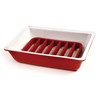 Norpro Rectangle Silicone Roasting Rack, Red, 1 EA (299)