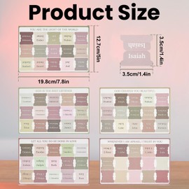 75 Bible Tabs Index Tabs for Studying with Blank Laminated Bible Tabs Bible Journaling Supplies Index Stickers Bible Divider Tabs Bible Study Accessories