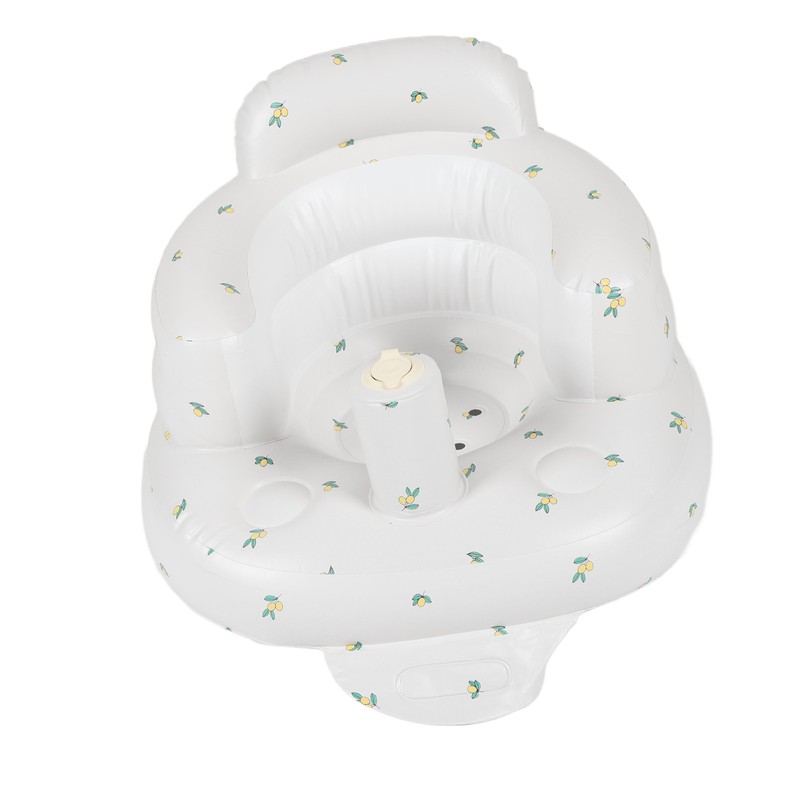 Baby Inflatable Seat Adjustable Protection PVC Cartoon Infant Support Inflatable