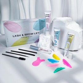 PERMANIA Kit De Lifting De Pestañas, Diseño En Tubo, Kit De Laminación De Cejas De Fácil Aplicación, Para Resultados Naturales, Lifting Y Rizado Instantáneos Con Instrucciones Detalladas(Con Pegamento