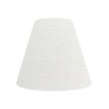 Lamp-shade K-20100 Catch-Type Replacement Lampshade Cotton Linen White Diameter 7.9