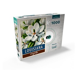 MyPuzzle State Flowers Series: Louisiana, Magnolia - Premium 1000 Piece Jigsaw Puzzle for Adults