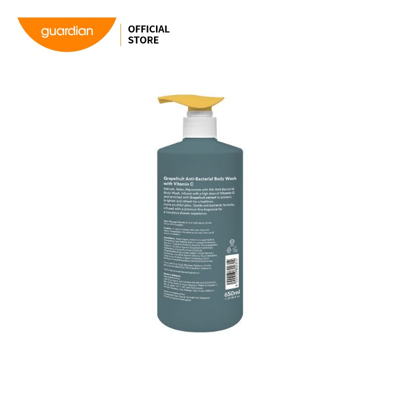 Summerie Anti Bacterial Body Wash Grapefruit With Vitamin C 650Ml