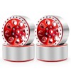 MORLORDY 4Pcs 1.3 Wheels CNC Aluminium Beadlock Rims for SCX24