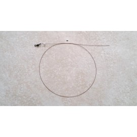 Unbranded NWF Lot of 7 Strands AFW 40lbs Stainless Steel Fishing Wire Leader W/Mini Sleeve - 1 leader