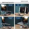 SHELFLOVER Laptop Stand Aluminum Alloy Material, Detachable PC Stand Notebook