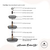 3 Tiered Tray Stand [XL] - Stunning, Extra Large Three