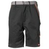 Planam Size 4XL Men's Visline Shorts, Black, Orange, Zinc, Model