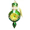 MacKenzie-Childs MACKENZIE CHILDS GORGEOUS EMERALD LUXE NUTCRACKER REFLECTOR GLASS ORNAMENT
