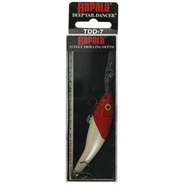 Rapala DEEP Tail Dancer 07 RH - Fishing Hook - Red, 7cm - 9g, Sea Bass, 1pc