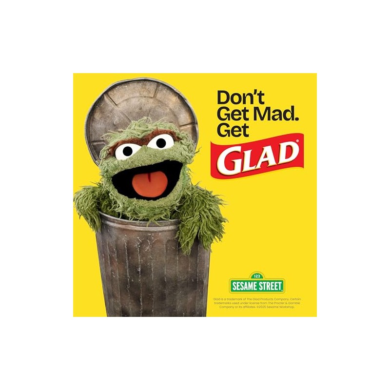 Glad Dual Defense Drawstring Large Trash Bags, 30 Gallon, 50