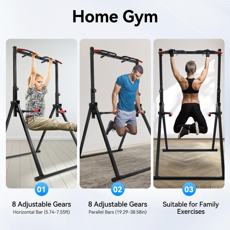 YIYIBYUS Heavy Duty Pull Up Bar for Home Use, 440lbs