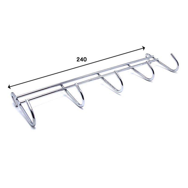 Waki Sangyo EMP-183 5 Hook Chrome Silver 9.4 inches (240