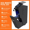 RPNB Mounted Gun Safe with Auto Open Lid Biometric Fingerprint