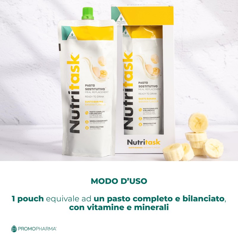 Nutritask – Pasto Sostitutivo Proteico Pronto da Bere - Gusto
