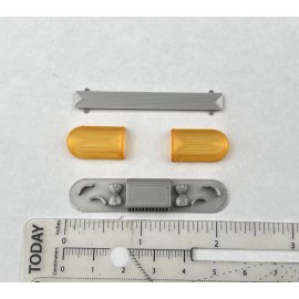 LED-Compatible Lightbar 1/24 1/25 Amber Yellow Whelen 80H 90H 8000 Lightbar Tow Work Truck Security