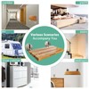 20 Inchs Teak Folding Shower Seat Wall Mounted, Fold Down