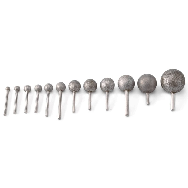 JINGLING 25mm 1 inch Spherical Head Diamond Grinding Bits Round