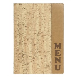 Securit Design Range A4 Menu Holder with 1 Insert Cork