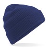 Beechfield Unisex Organic Cotton Beanie, Navy (Oxford navy)