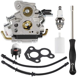 HPENP 506450501 Carburetor with Tune up Kit for Husqvarna 440 435 435E 440E 135 135E 140 140E Jonsered CS2240 CS2240S Chainsaw Replace Zama C1T-EL41A C1T-EL41 Carb