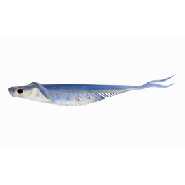 Cobra Shad 4.5" Soft Plastic Minnow 4-Pack, Blue Back Herring Color, with Adjusta-Ball Tungsten Weights, Fishing Lure