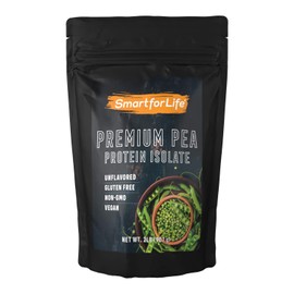 Smart for Life Pea Protein Powder Meal Replacement Shake - 2 Pounds - Organic Vegan BCAA's Loaded Plant Protein Powder - Keto Friendly and Vegetarian Plant Based Protein Powder - Easy to Digest