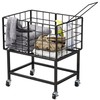 WOWLIVE Rolling Laundry Hamper with Wheels, 80L Heavy Duty Laundry