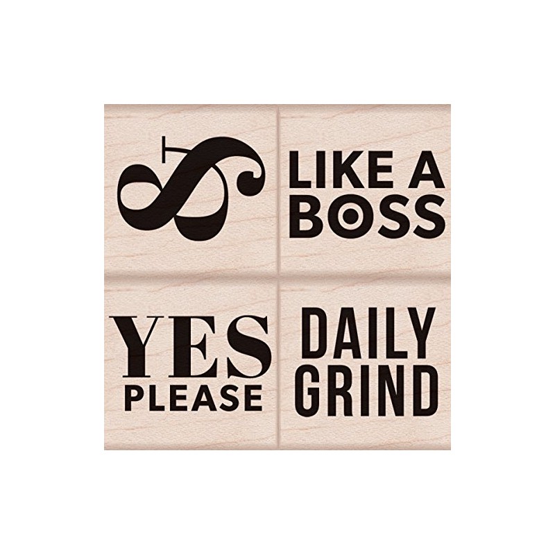 Hero Arts Kelly PURKEY Mounted Rubber Stamp Set 3" x