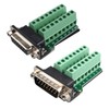 Futheda DB15 Male to Female Adapter, All-Copper Base, PCB Carrier,