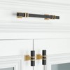 homdiy 6 Pack 3 inch Black and Gold Cabinet Pulls