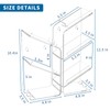 AITEE Acrylic Bathroom Organizer Shower Caddy, Clear Shampoo Holder Organizer
