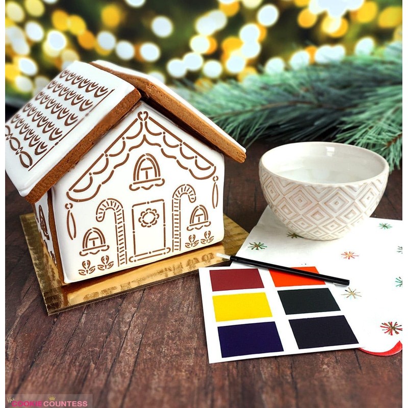 The Cookie Countess 'Paint Your Own' Gingerbread House Kit